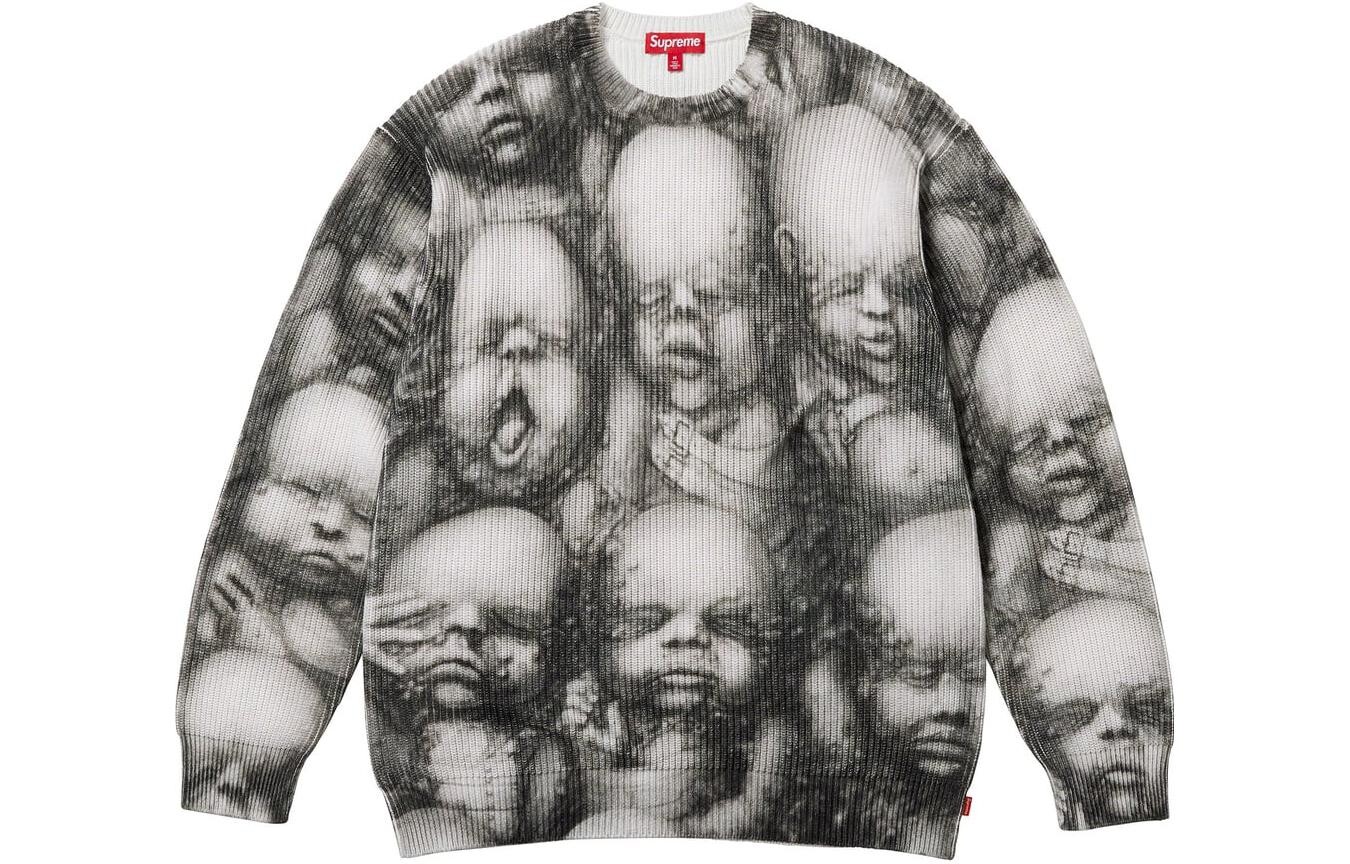 

X HR GIGER FW23 Ко-брендовый трикотаж унисекс многоцветный Supreme, цвет Multicolor