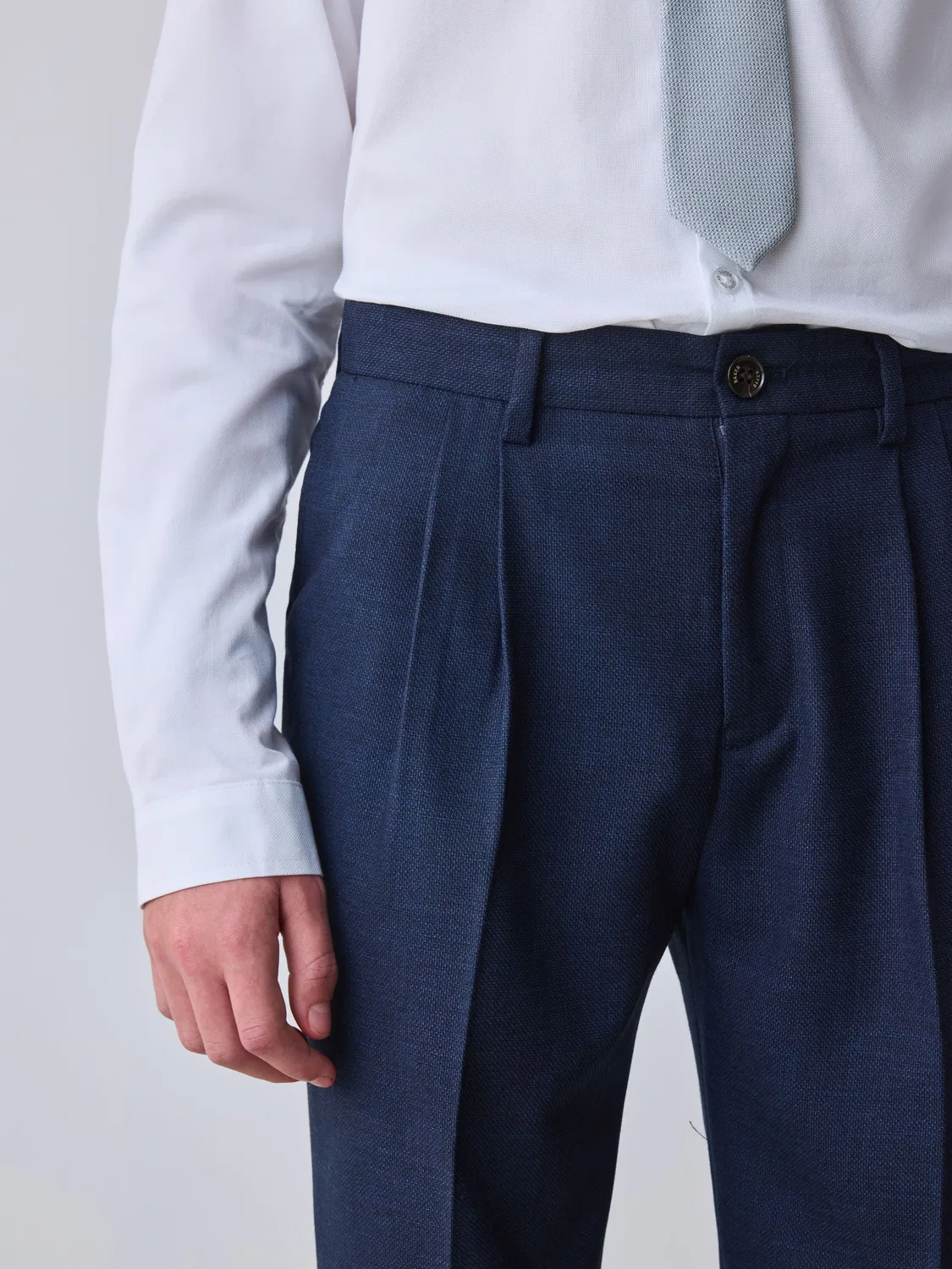 Брюки классические, Suit Trousers Baker by Ted Baker, темно-синий — фото 3