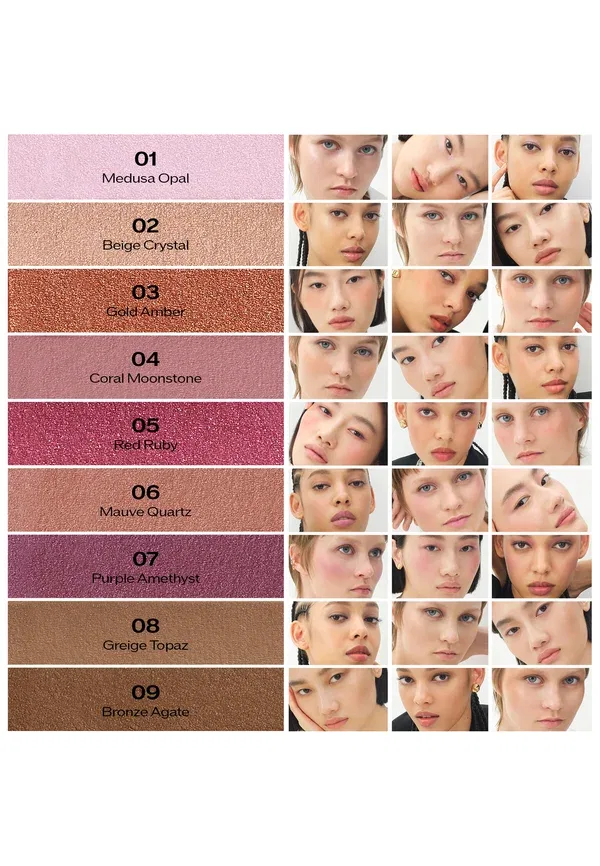 Румяна гlow-усиливающая пудра Smu color + гlow enhancer - blusher Shiseido, Coral Moonstone 7 г, цвет coral moonstone — фото 2