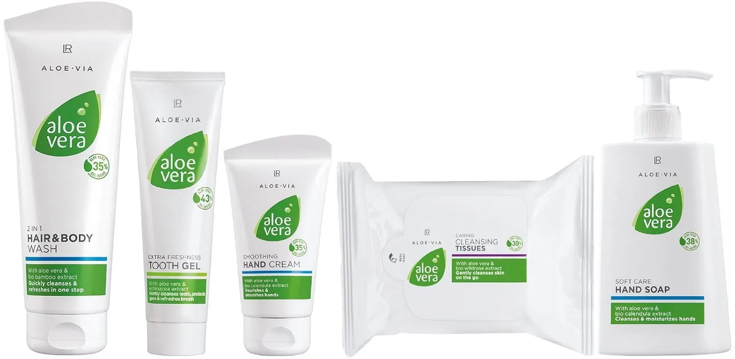 Набор для ухода за лицом LR Aloe Vera 5 предметов 675 мл L R