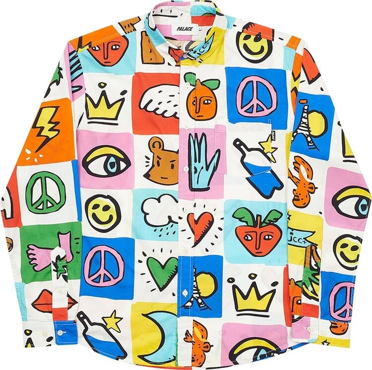 

Рубашка Palace JCDC2 Shirt 'Multicolor', разноцветный