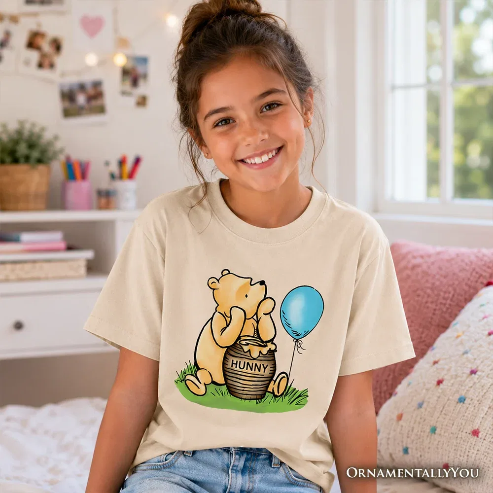 Детская футболка для мальчиков с принтом медвежонка Winnie-the-Pooh OrnamentallyYou, White — фото 2