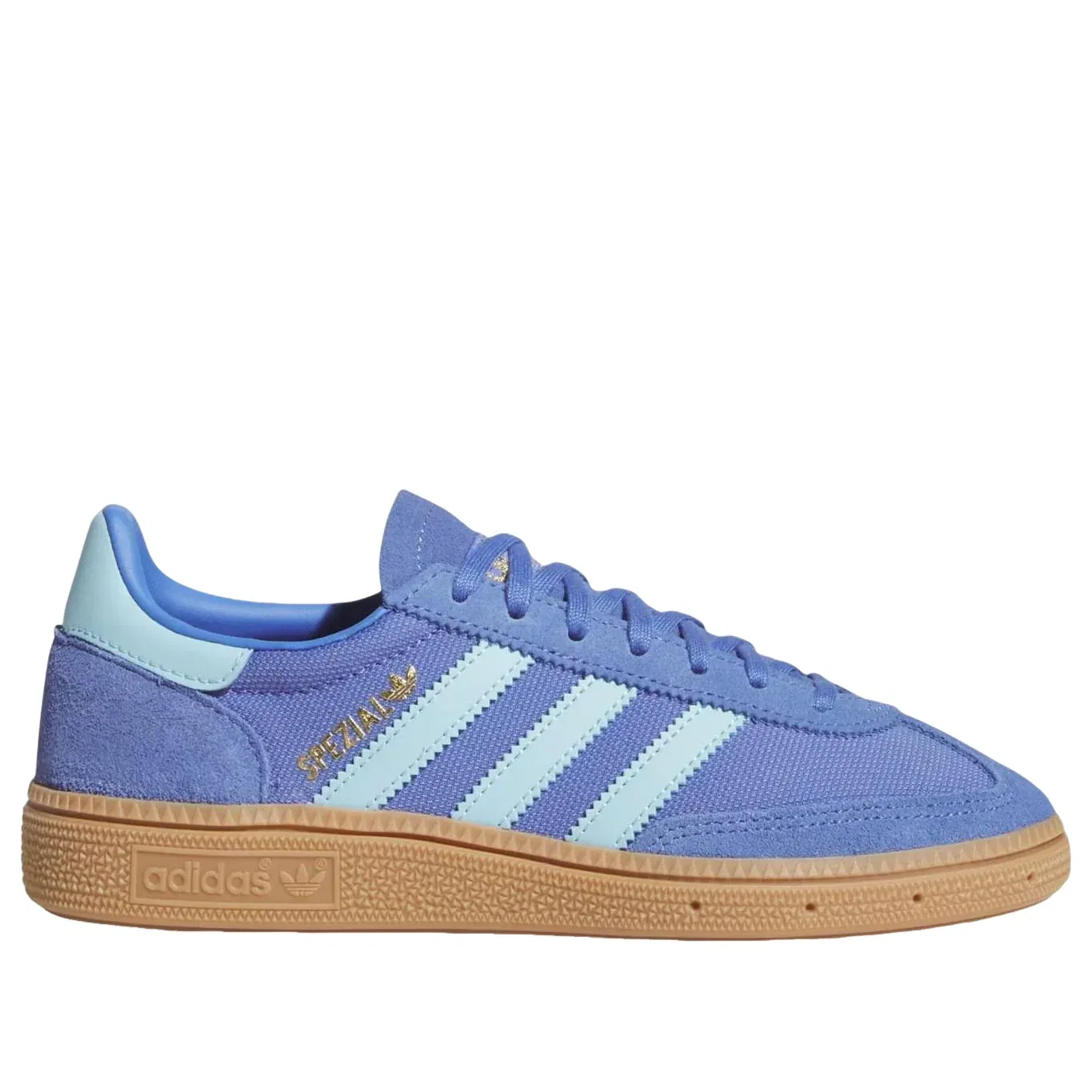 Детские кроссовки с текстильным верхом Handball Spezial 'Real Lilac' adidas, Real Lilac / Icey Blue / Gum — фото 2