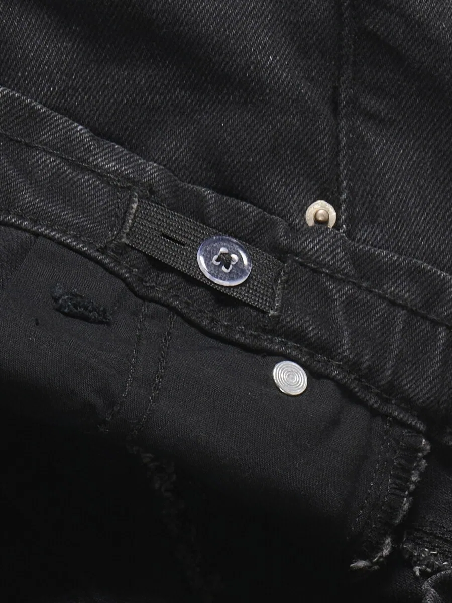 Джинсы ONLY GIRLS Regular Jeans 'KOGComet' из черного денима — фото 3