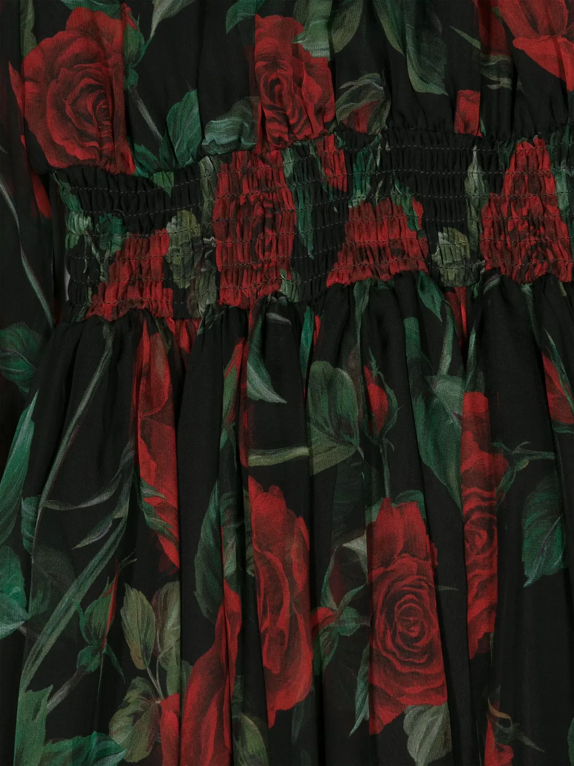 Dolce & Gabbana Платье из шелка с розовым принтом — фото 3