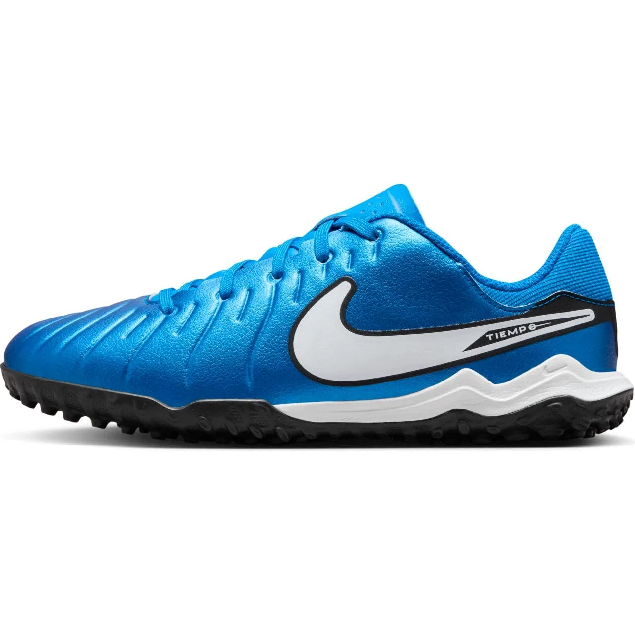 Детские кроссовки для мальчиков кожаные NIKE Jr. Tiempo Legend 10 Academy NIKE, Soar White