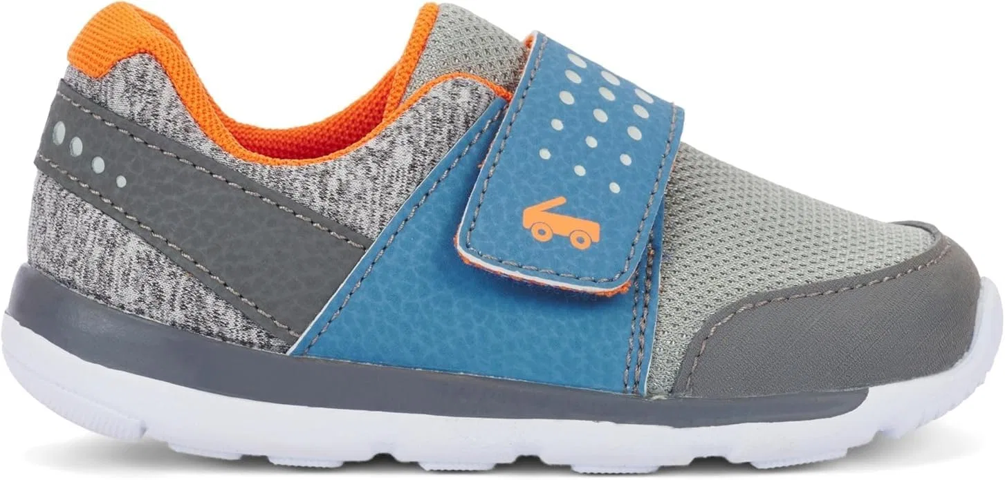 Детские кроссовки для мальчиков Ryder II FlexiRun See Kai Run, Gray/Steel Blue — фото 3