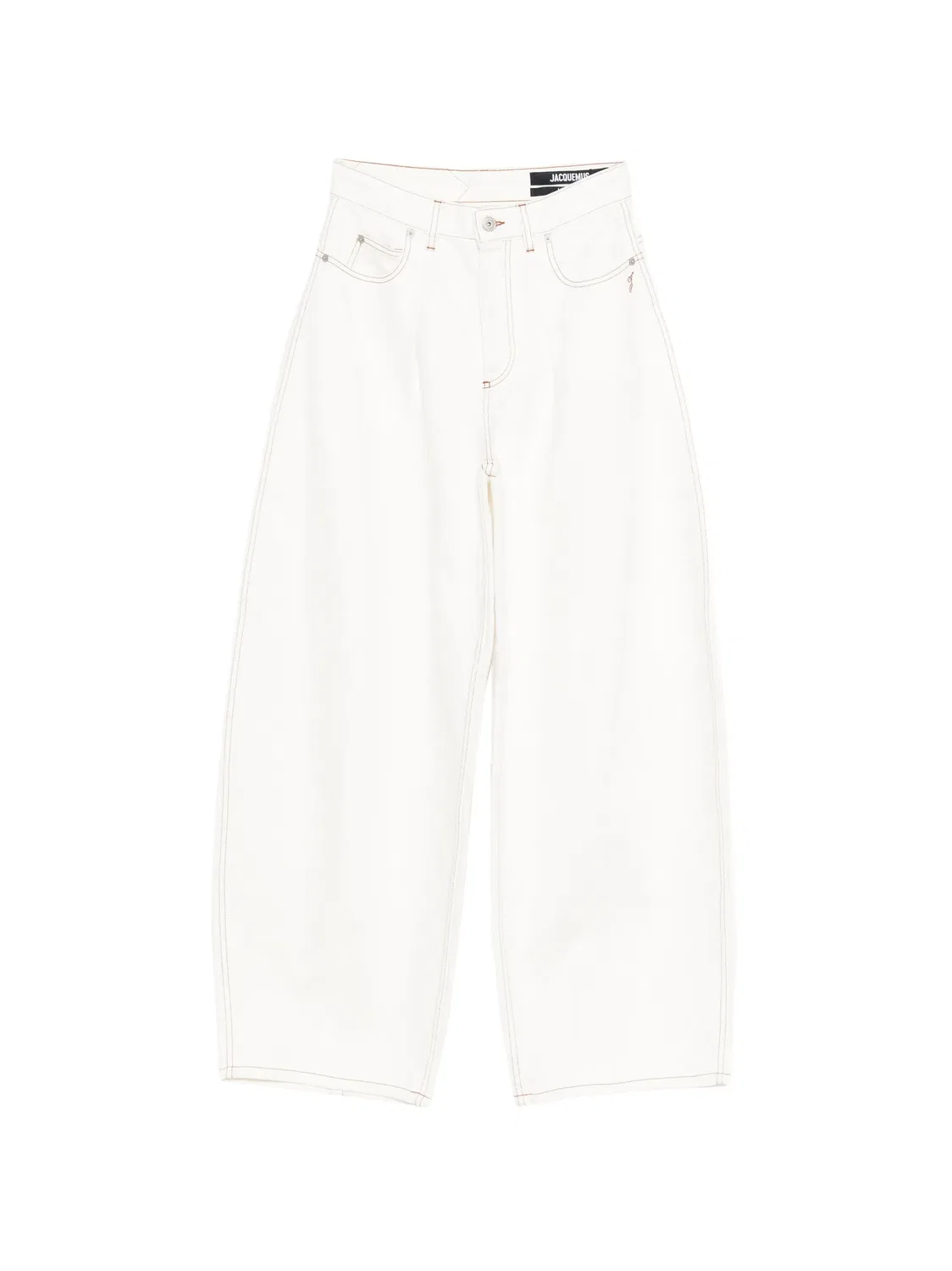 Джинсы Ovalo de-Nîmes Jacquemus, нейтральные