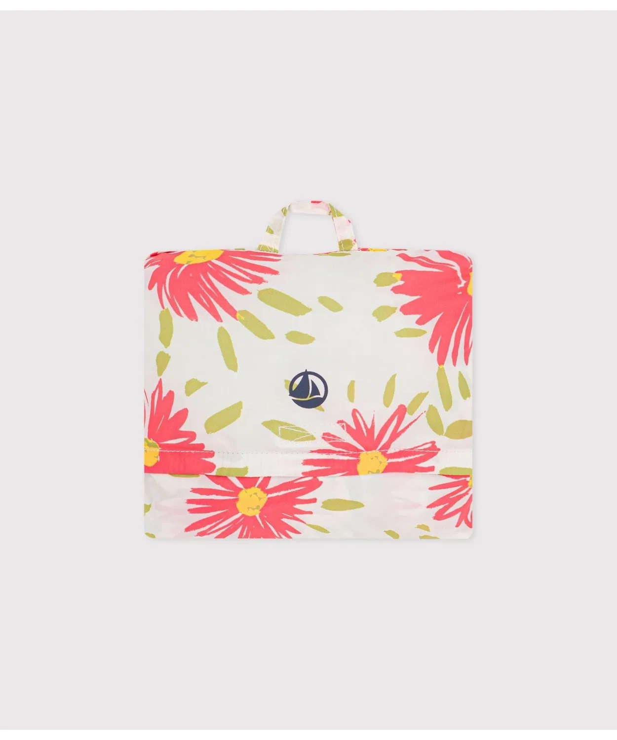 Детская куртка-ветровка с принтом, модель Print Sunbreaker PETIT BATEAU, White — фото 4