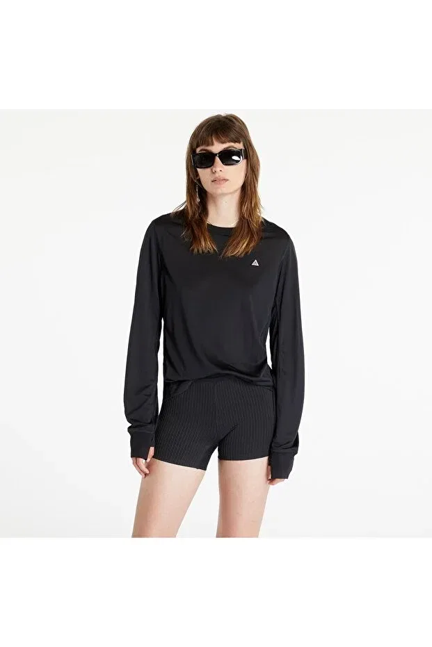 Женская футболка для бега с длинным рукавом Acg dri-fit adv goat rocks long-sleeve Nike, Black — фото 3