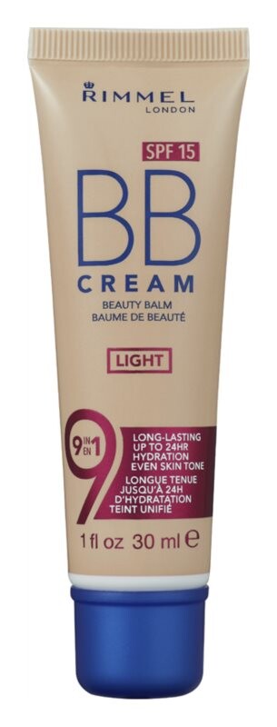 

ВВ-крем SPF 15 Rimmel BB Cream, оттенок Light 30 мл