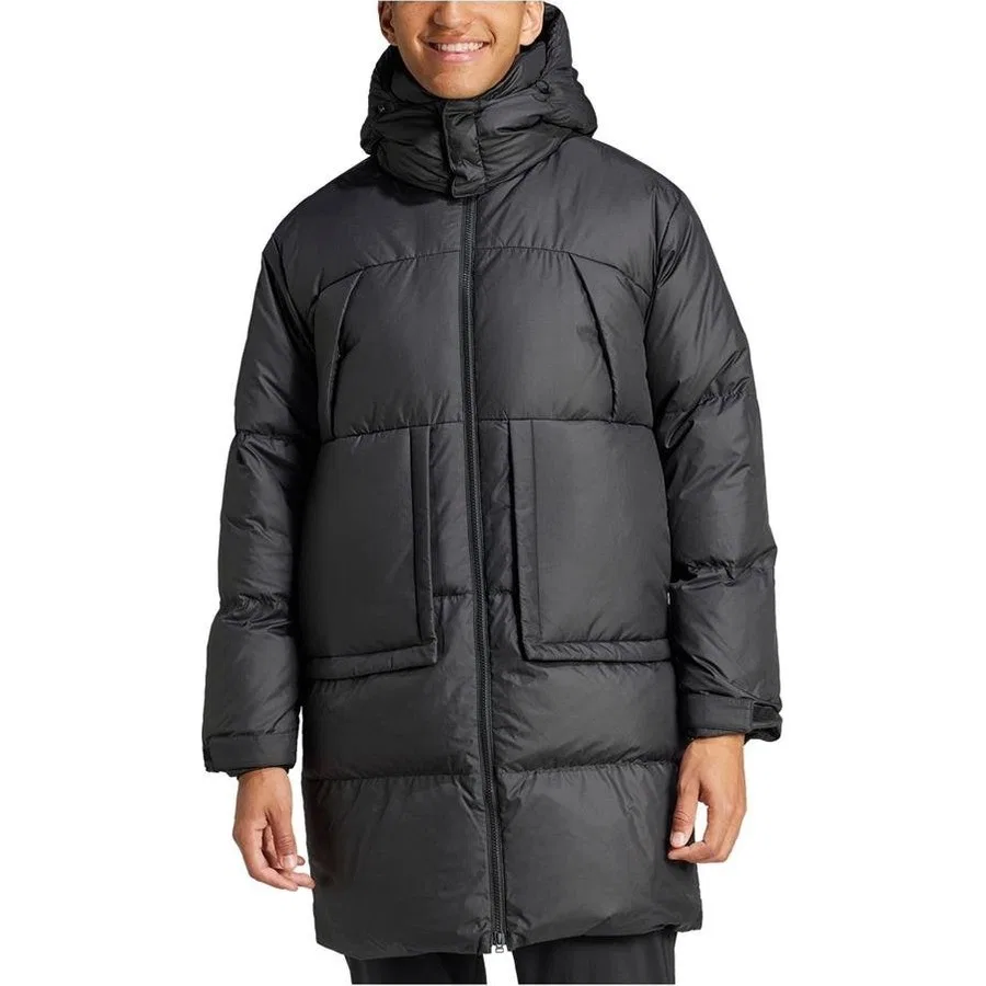 Куртка BIG BAFFLE C Mont adidas, Черный — фото 4