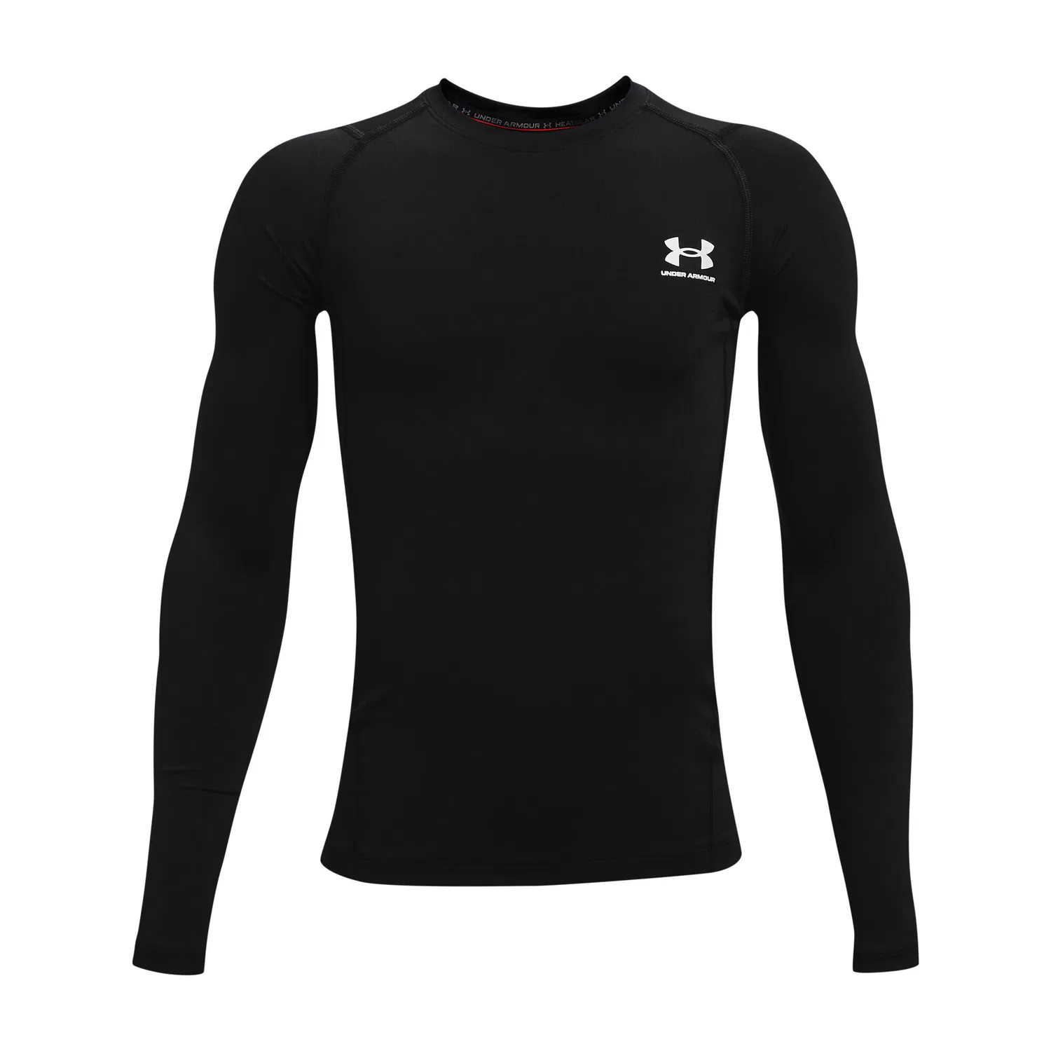 Детский лонгслив с длинным рукавом HeatGear Armour Under Armour, Schwarz