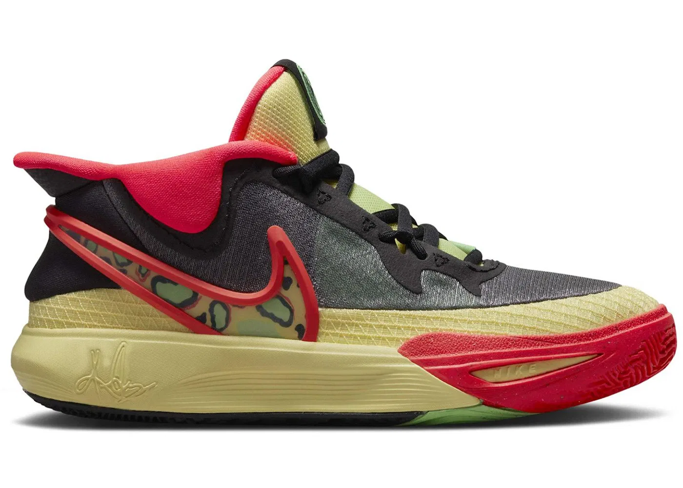 Детские кроссовки для баскетбола Nike Kyrie 8 GO, Black/Lemon Chiffon