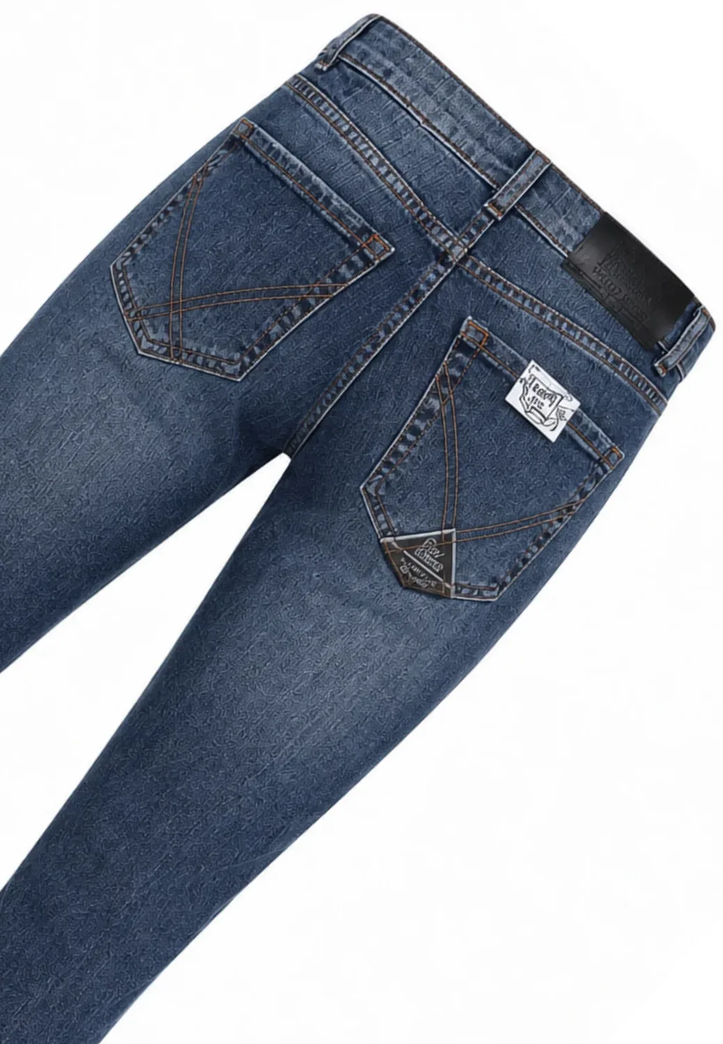 Джинсы - джинсы зауженного кроя Roy Rogers, Blue Denim — фото 4