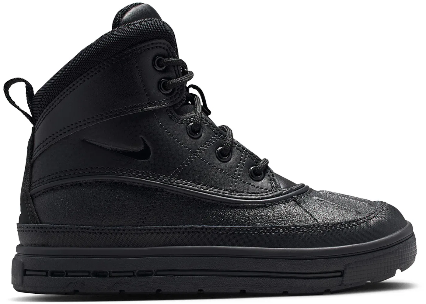 Детские ботинки высокие с моделью Nike Woodside 2 High Nike, Black/Black/Black