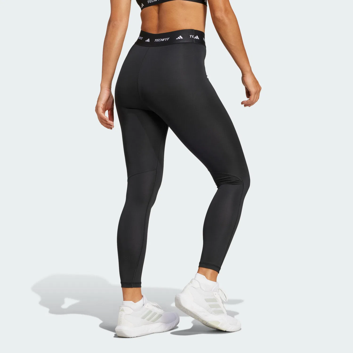 Женские компрессионные леггинсы TECHFIT Adidas, Schwarz — фото 3