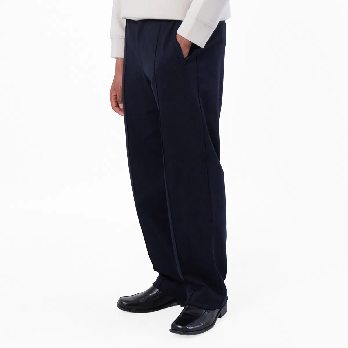 Брюки из джерси с диагональным плетением ASV Jersey Trousers Emporio Armani, Iconico Blu Navy Ea — фото 3