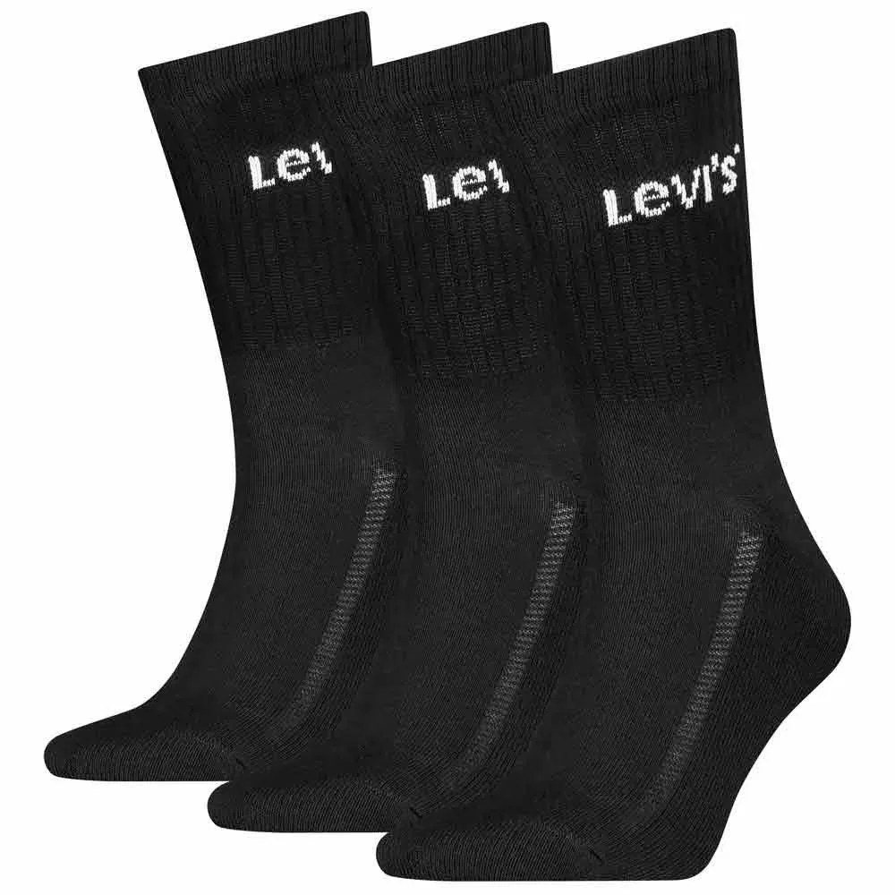 Женские хлопковые носки с мягкой стелькой Levi's, Black