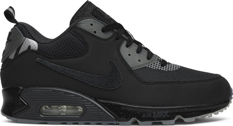 Кроссовки Nike Undefeated x Air Max 90 'Anthracite', черный - фото