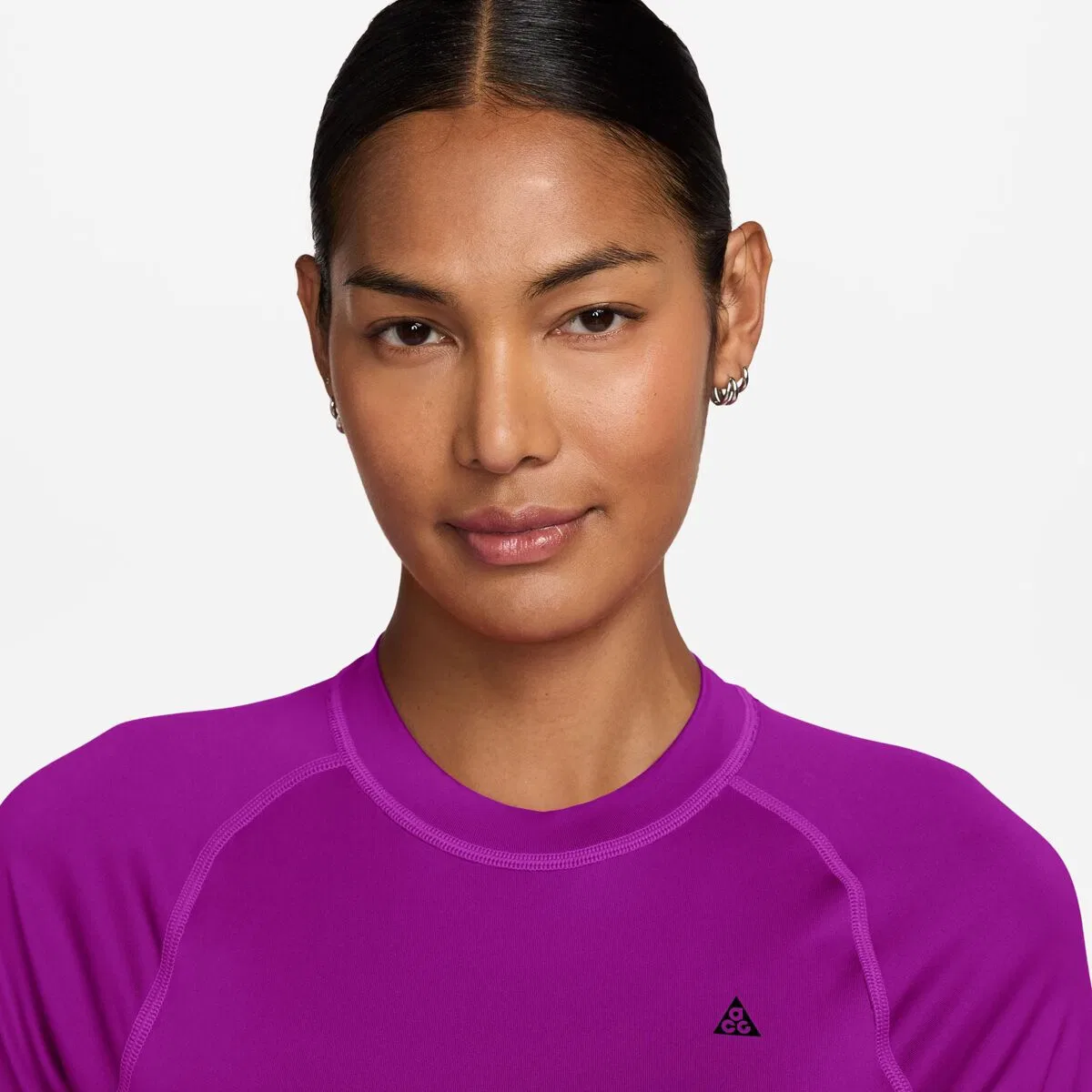 Женская футболка с длинным рукавом Nike Dri-FIT ACG Wildsee, Vivid Purple/Black — фото 3