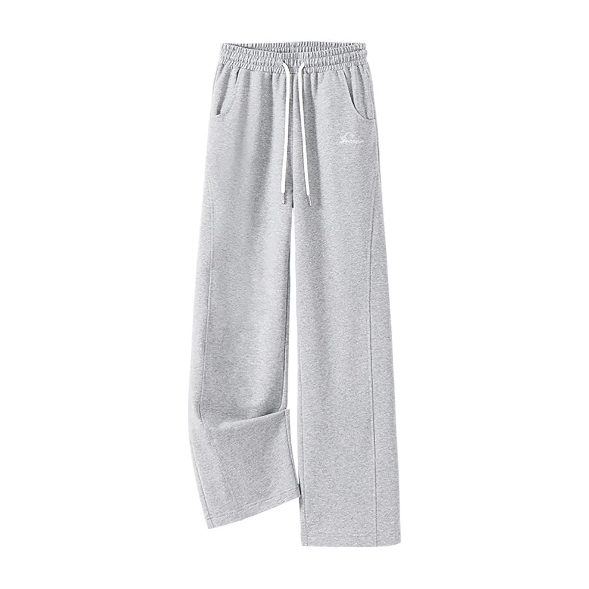 Детские спортивные штаны унисекс с принтом MINISO, Heather Gray