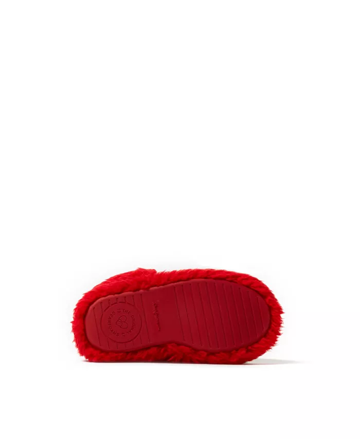 Детские тапочки Emery Critter с закрытой пяткой в виде животных Dearfoams, красный — фото 3