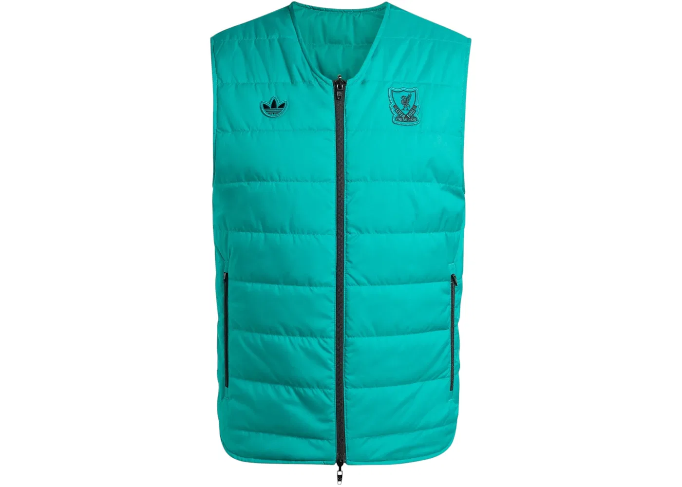 Мужской жилет с принтом Terrace Icons Adidas, Black Sea Green