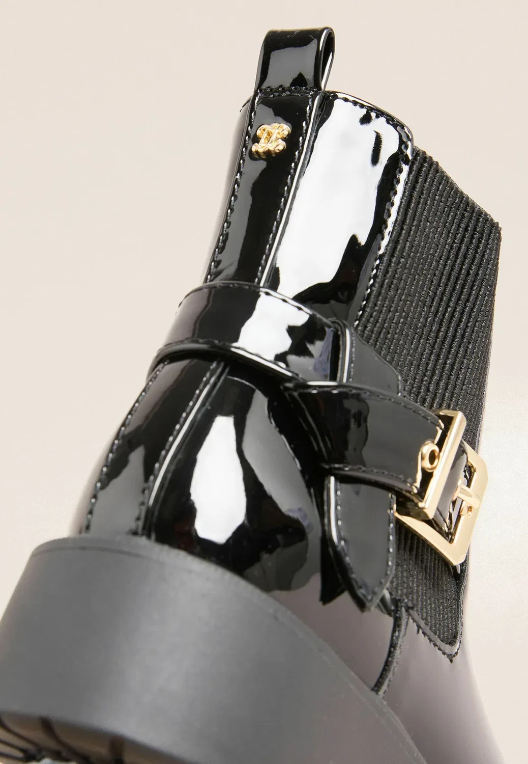 Ботинки - классические ботильоны Lipsy, Black Patent — фото 4