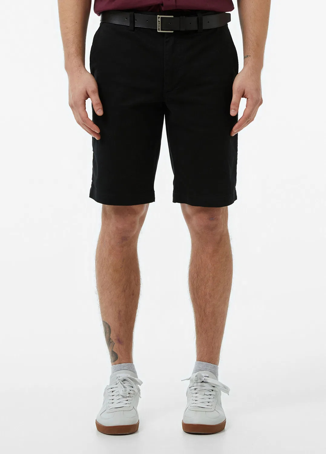 Бермуды Slim Fit Lacoste, black — фото 4