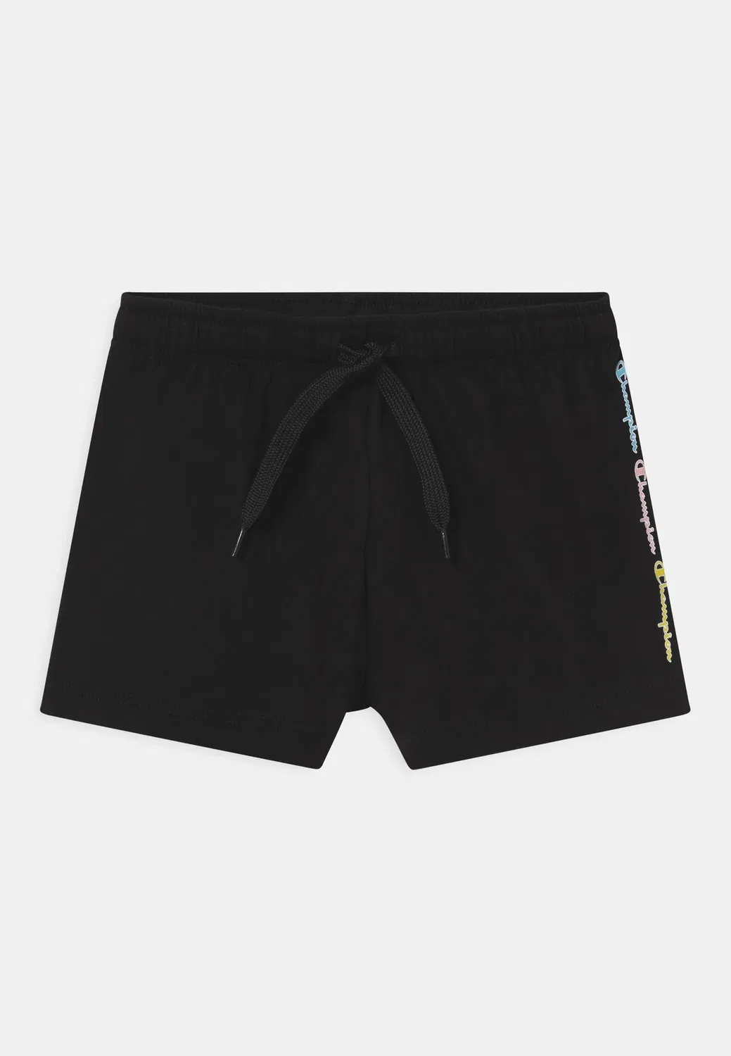 Спортивные шорты унисекс с цветным логотипом Champion, Black