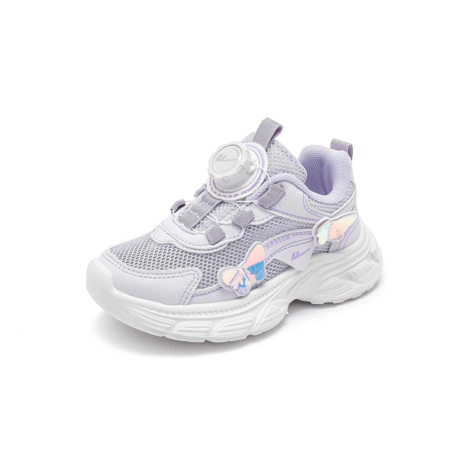 Детские кроссовки для ходьбы с сетчатым верхом Purple WARRIOR