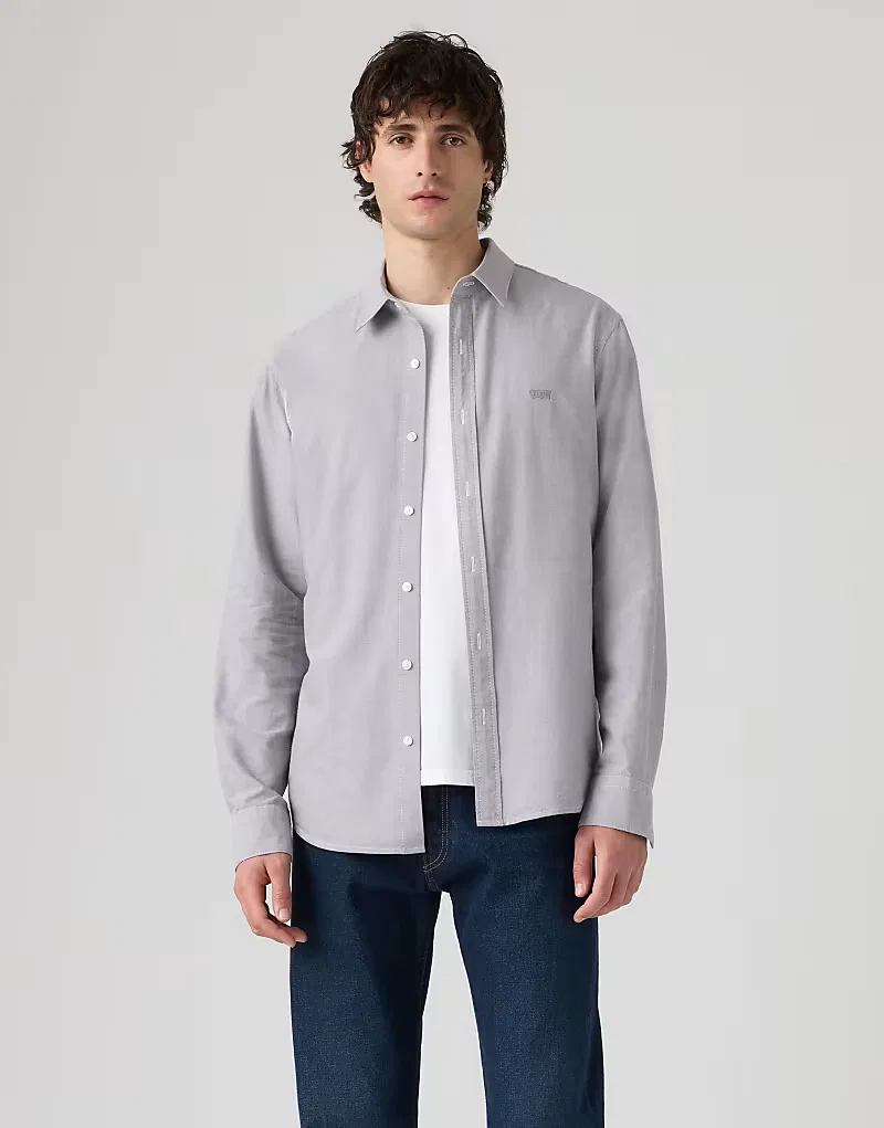 Классическая рубашка Levi's Battery серого