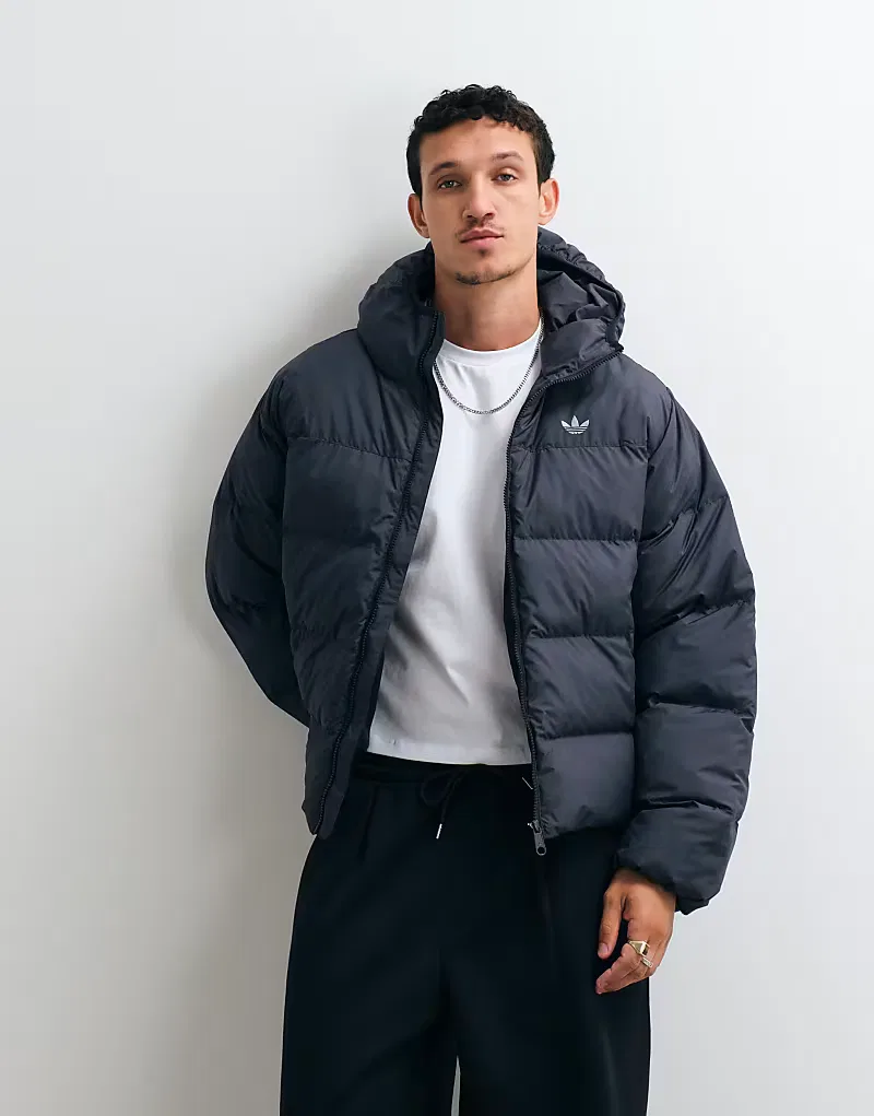 Куртка Adidas Originals Hooded regen, ночной серый