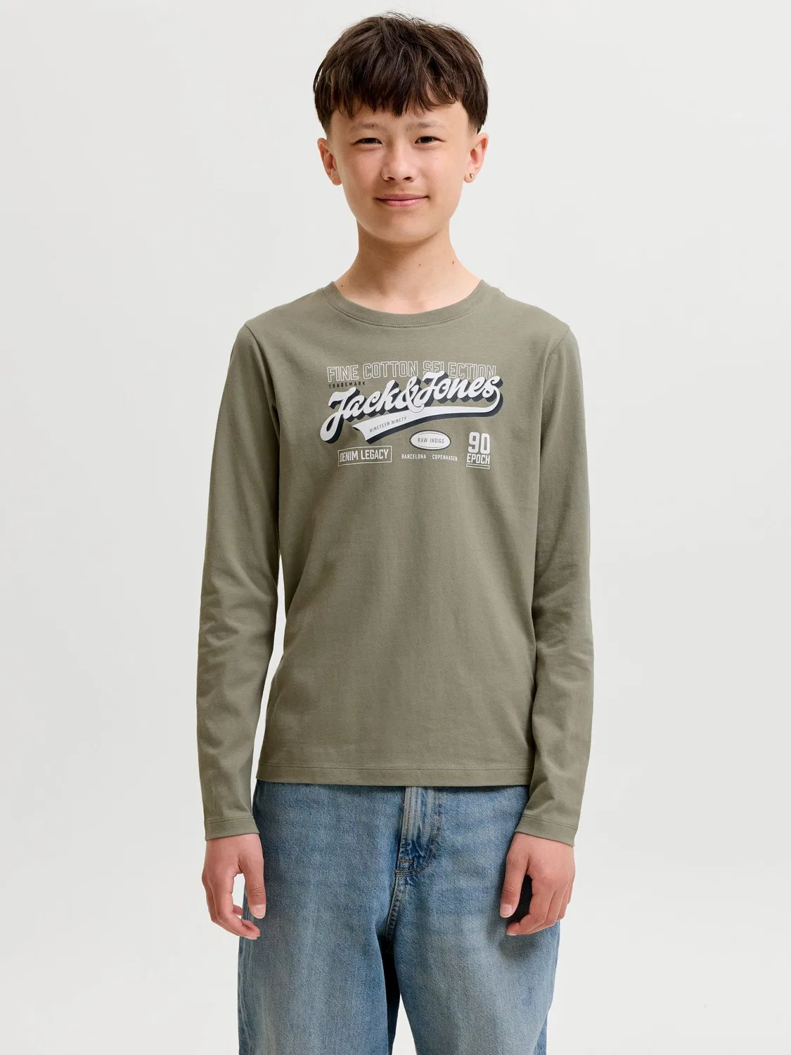 Комплект футболок с принтом Vetiver Jack & Jones Junior, зеленый — фото 3