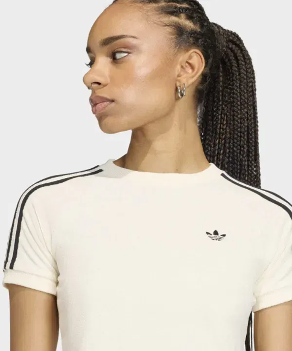 Футболка с коротким рукавом из махровой ткани, Callie Adidas, белый — фото 4