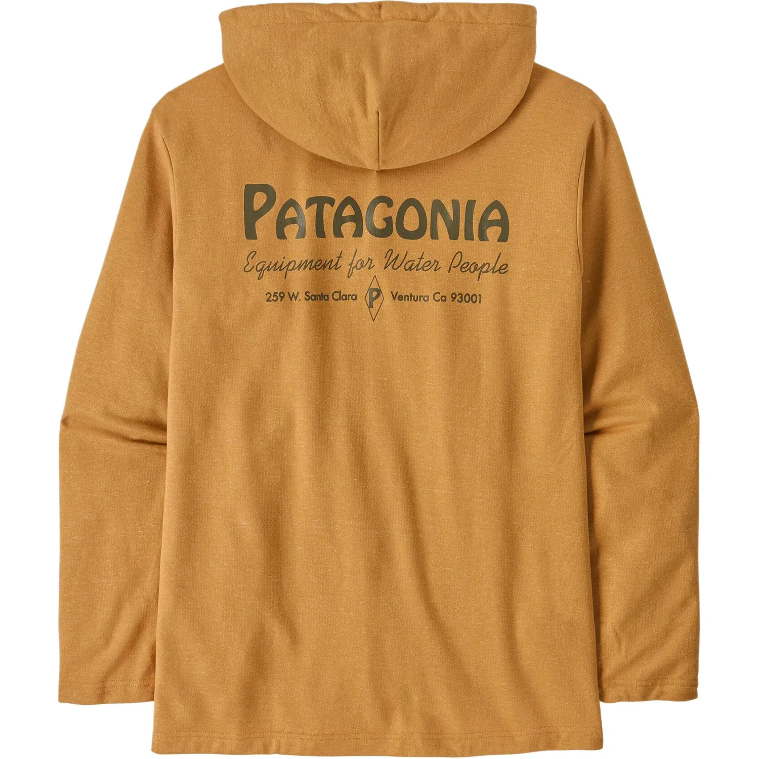 Мужской свитшот с длинным рукавом Water People Patagonia, Eagle Claw Gold/WBTA