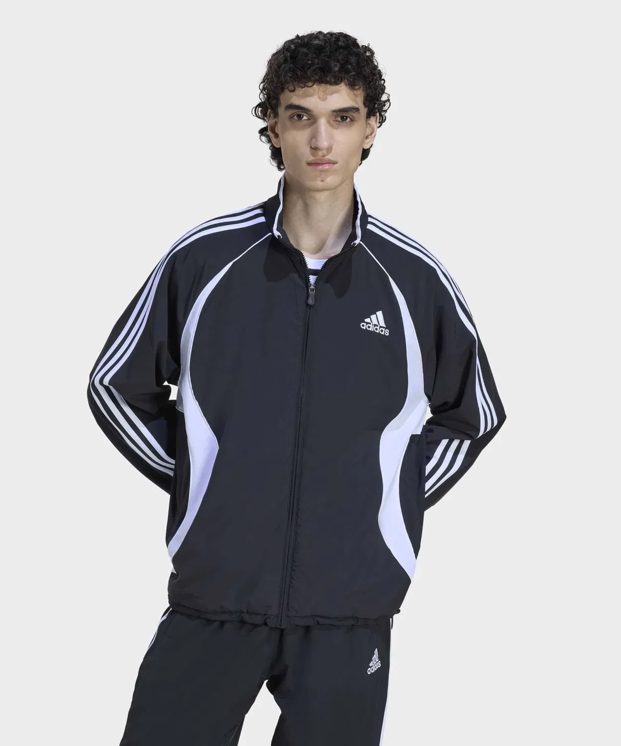 Мужское/Женское худи с принтом Teamgeist Adidas, Black