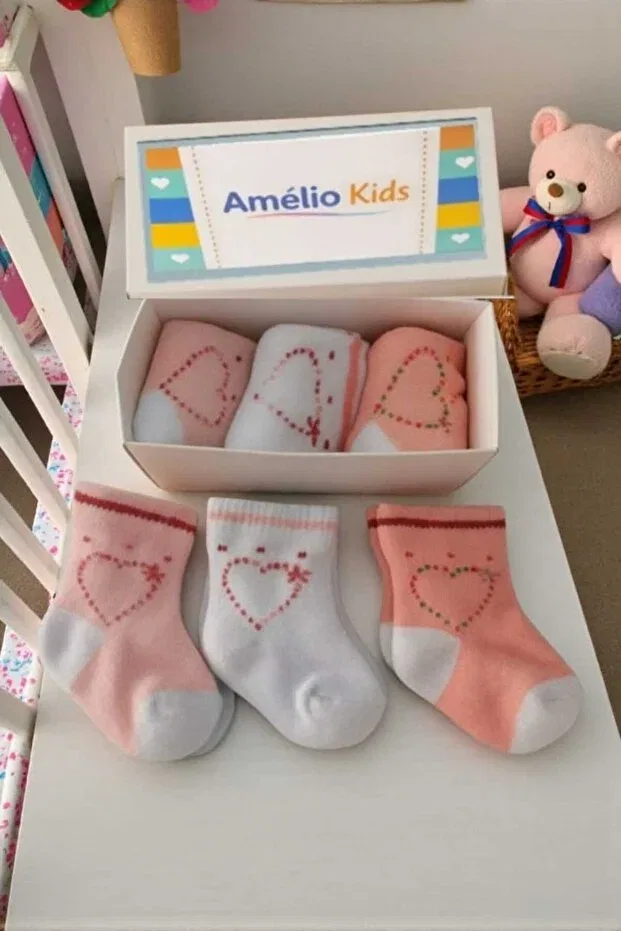 Детские носки махровые с принтом Amélio Kids, Multicolor — фото 3