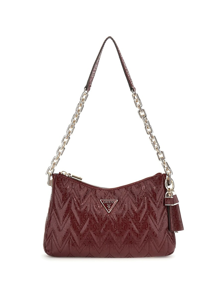 

Сумка через плечо GUESS Shoulder Adelard, бордо