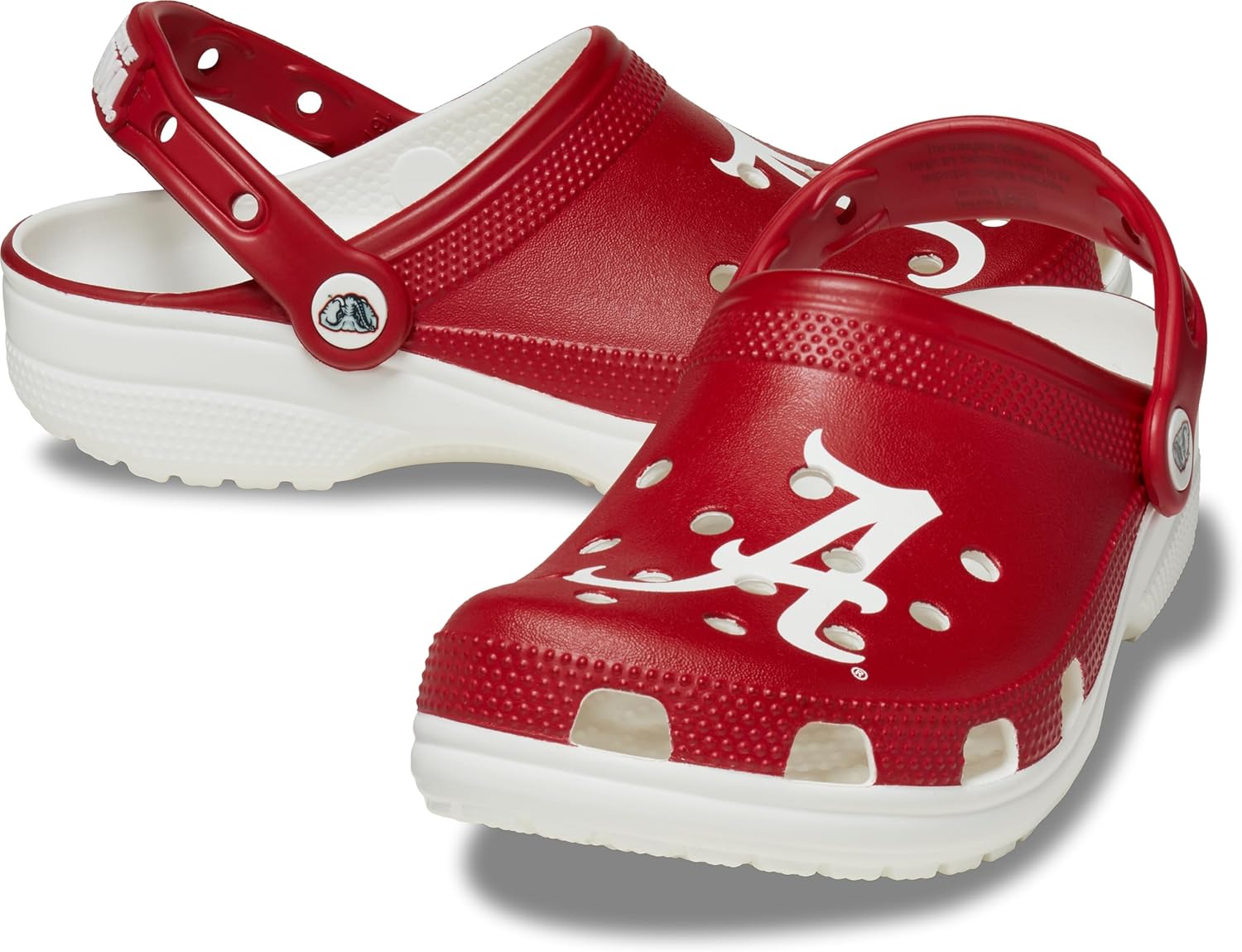 

Кроксы унисекс для взрослых Classic Collegiate, подарки Clemson, Clemson Tigers, подарки для футбола Crocs, Alabama