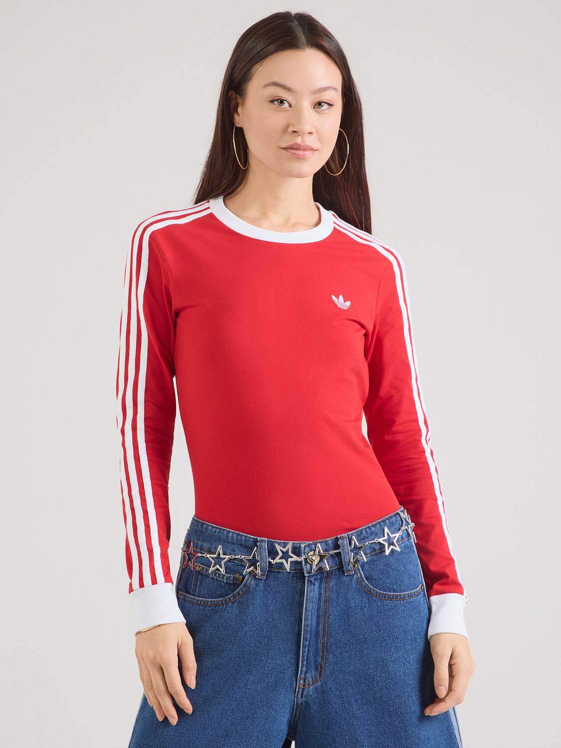 Adidas Originals Свитшот в красном цвете — фото 3