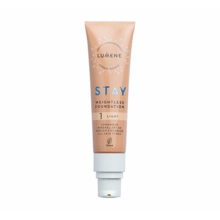 

Жидкая основа для макияжа Lumene Stay Foundation 30 мл — оттенок 1 светлый