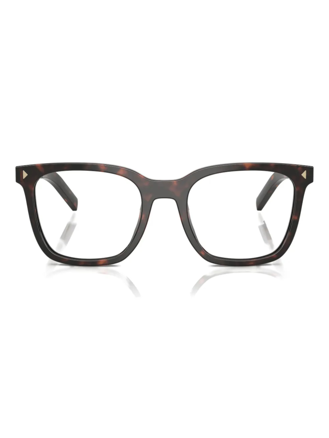

Prada Eyewear очки в квадратной оправе, коричневый