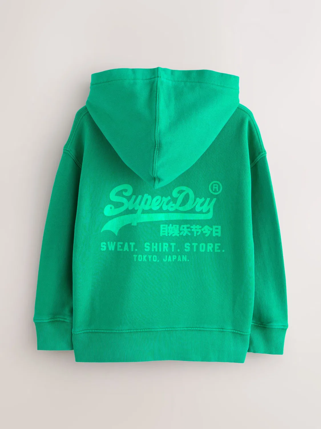 Толстовка Superdry & Co, Green/Neon Green — фото 2