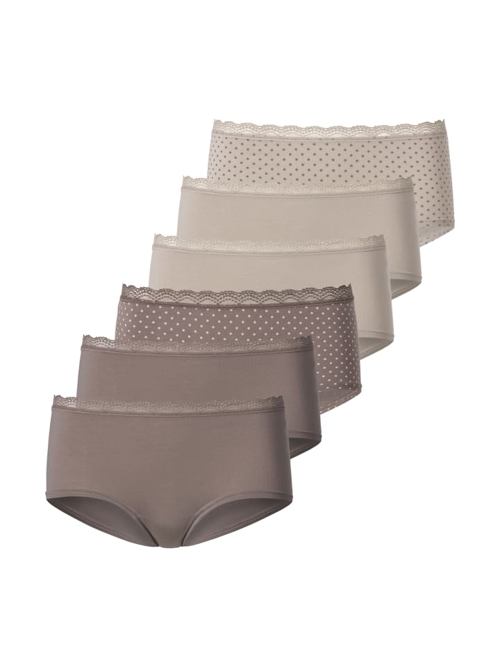 

Vivance Трусики-стринги бежевого/серо-коричневого цвета