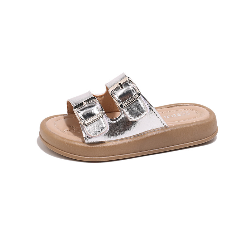 

Легкие амортизирующие слипоны Low Top для детей 3-7 лет Neon, серебро