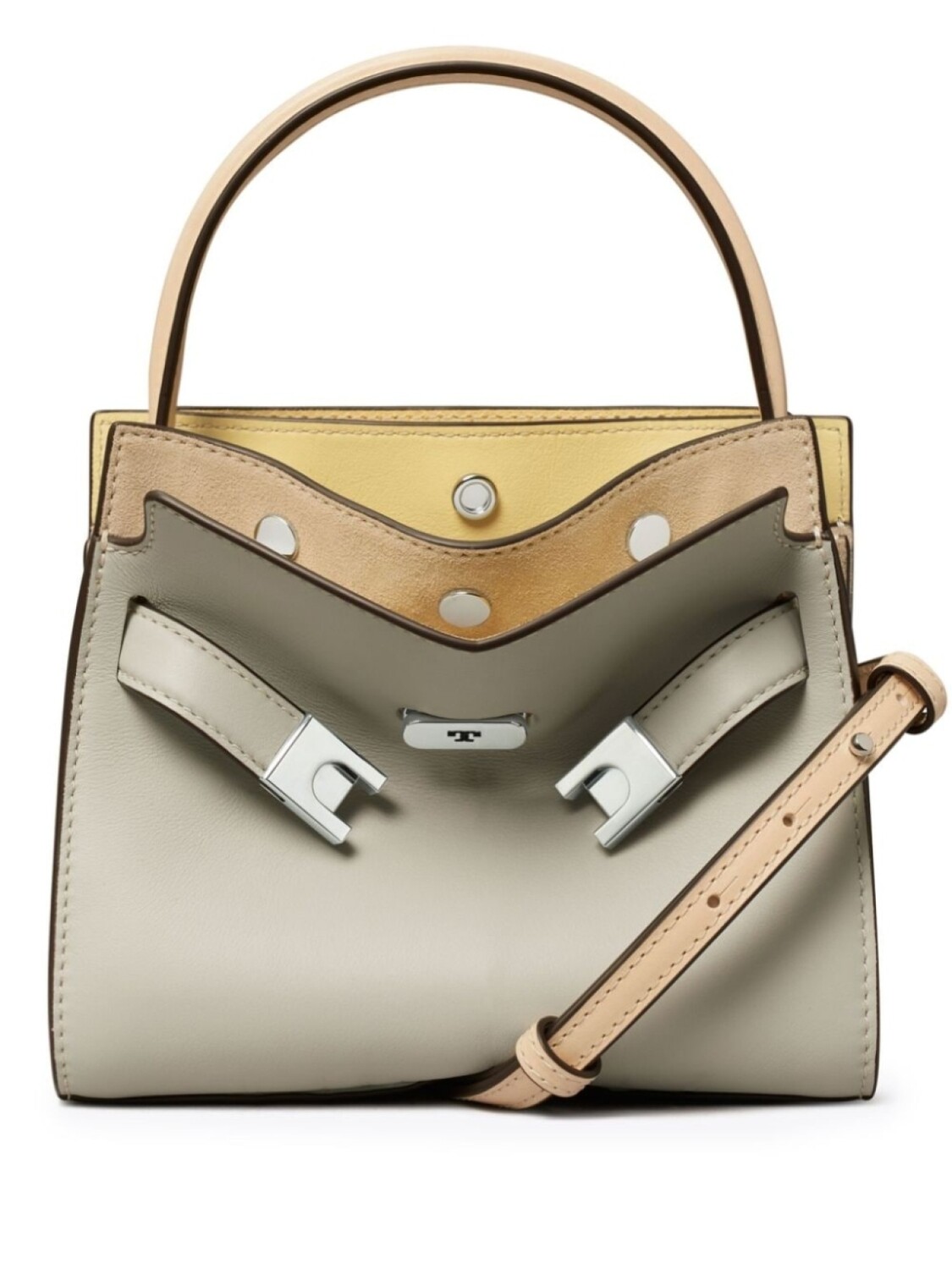 

Tory Burch сумка-тоут Lee Radziwill Petite Double, серый