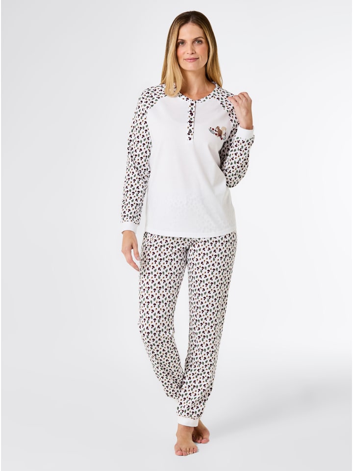 

WITT WEIDEN Пижама с принтом цвета экрю