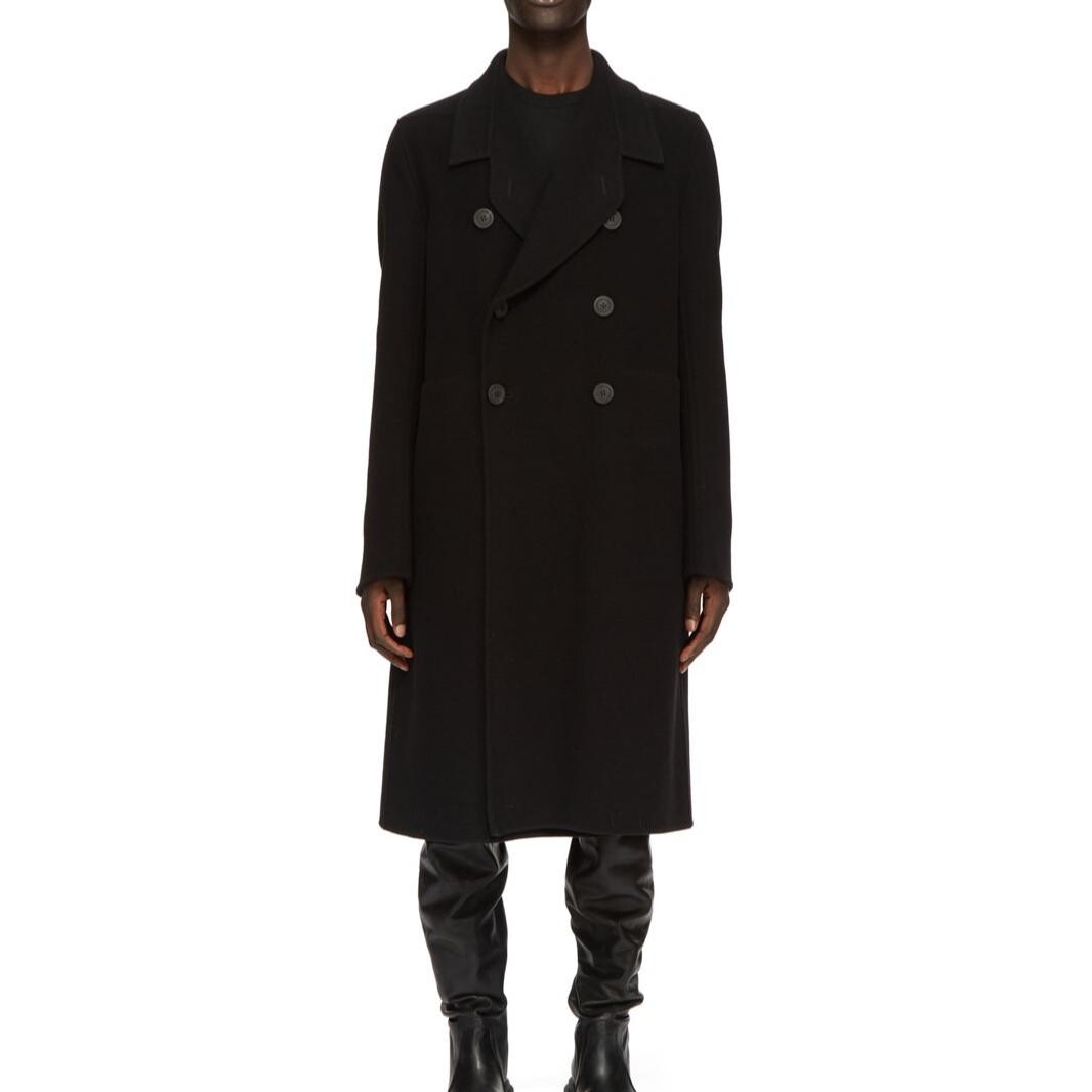 

Пальто мужское черное Rick Owens, черный
